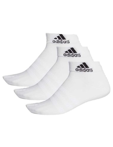 Pacote de meias Cush Ank brancas |ADIDAS |Meias remo