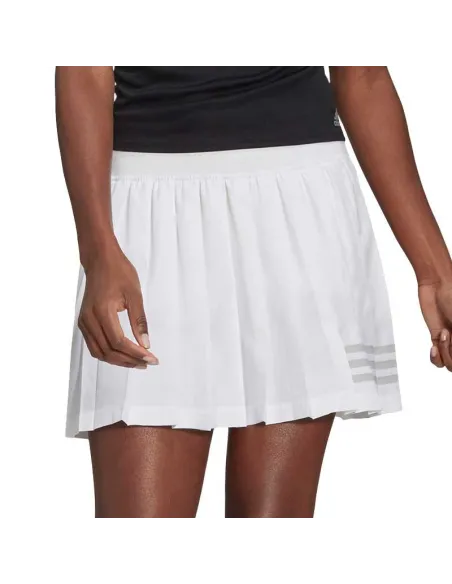 Saia plissada Adidas Club branca feminina Gl5469 |ADIDAS |Roupa de Padel ADIDAS