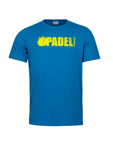 Head Padel Font Blue T-shirt |HEAD |HEAD padel clothing