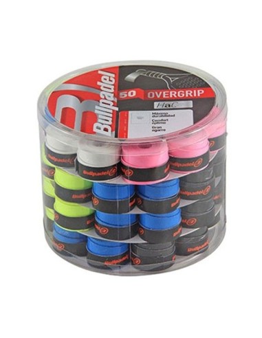 Bullpadel Overgrips Jar 50 Units |BULLPADEL |OUTLET