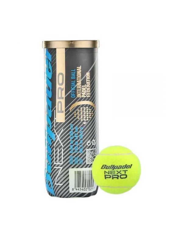 Bote Bolas Bullpadel Fit Next Pro |BULLPADEL |Palline da padel