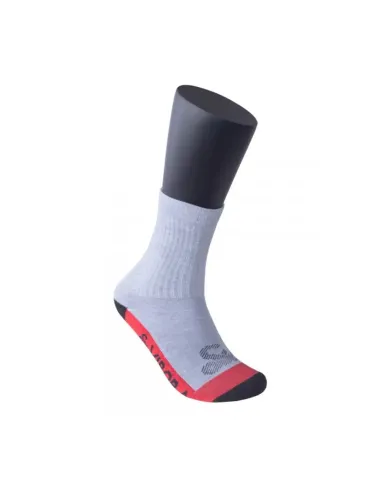 Vibor-A Mid-Calf Socks Grey Red |VIBOR-A |Paddle socks