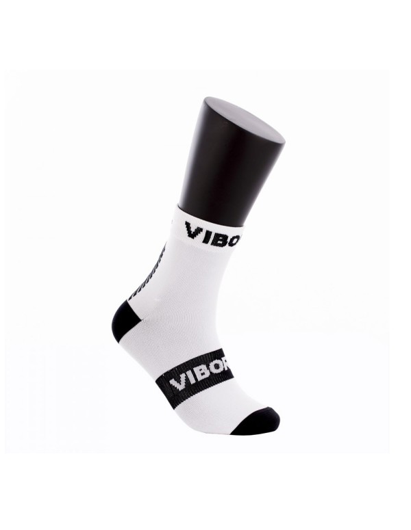 Calcetines Vibor-A Kait Media Cana Blan |VIBOR-A |Abbigliamento da padel VIBOR-A