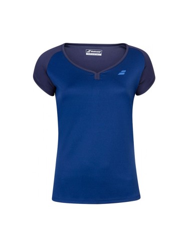 T-shirt Babolat Play azul marinho menina |BABOLAT |Roupa de padel BABOLAT