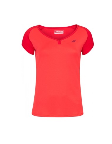 Babolat Play Cap Red Girl's T-shirt |BABOLAT |BABOLAT padel clothing