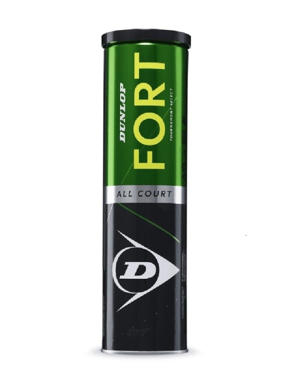 BOTE 4 BOLAS DUNLOP FORT ALL COURT 60131 |DUNLOP |Balles de padel