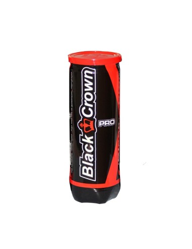 Black Crown Pro Ball Canister |BLACK CROWN |Padel balls