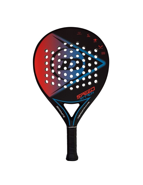 Ataque Speed Dunlop 2022 |DUNLOP |Raquetes de padel DUNLOP