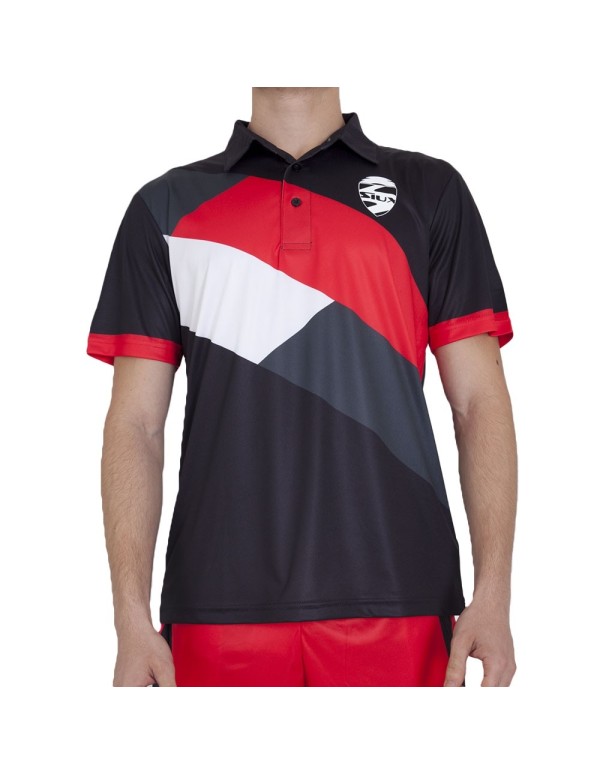 Polo Siux Voyager Negro 40165.001 |SIUX |Abbigliamento da padel SIUX