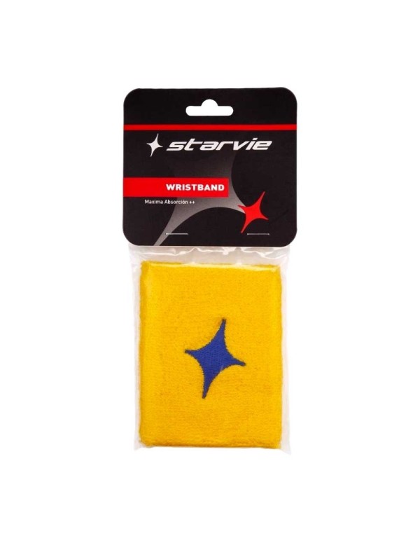 Star Vie Yellow Logo Blue Wristband |STAR VIE |Wristbands