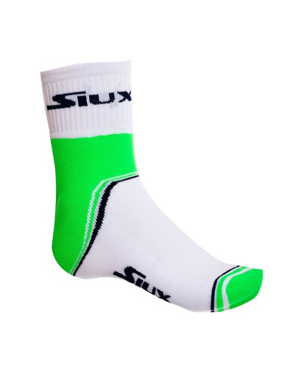 Meias Siux Branco Verde |SIUX |Meias remo