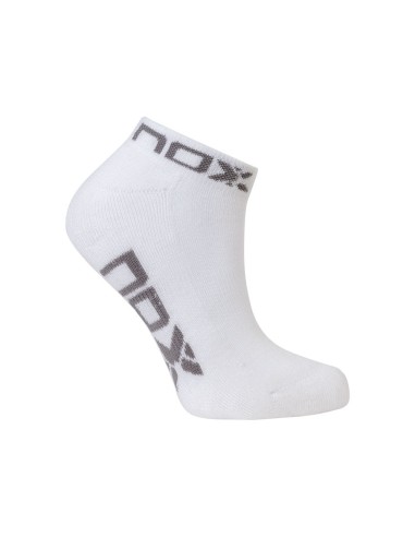 Nox Women's White Ankle Socks |NOX |NOX padel clothing