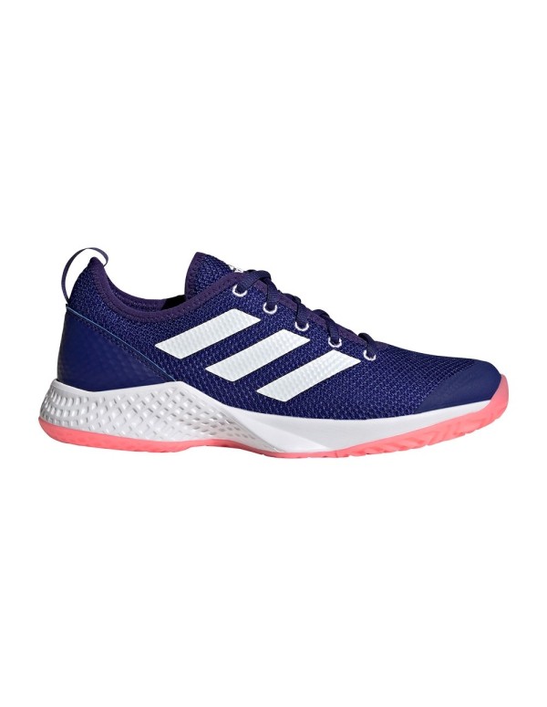 Adidas Courtflash Azul Branco Feminino |ADIDAS |Sapatilhas de padel ADIDAS