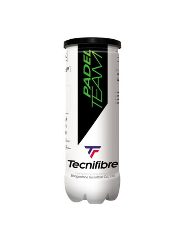 Boat 3 Balls Tecnifibre Padel Team |TECNIFIBRE |Padel balls