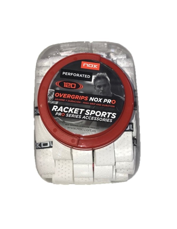 Overgrip per barca Nox Padel Pro White Touch 120 unità |NOX |Accessori da padel