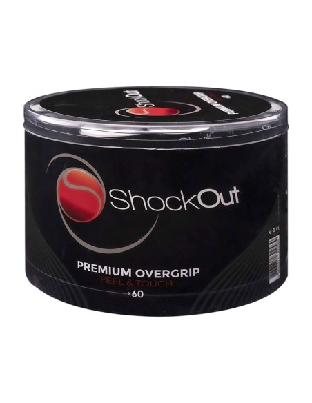 Drum 60 Overgrips Shock Out Premium Perfurado |SHOCKOUT |Overgrips