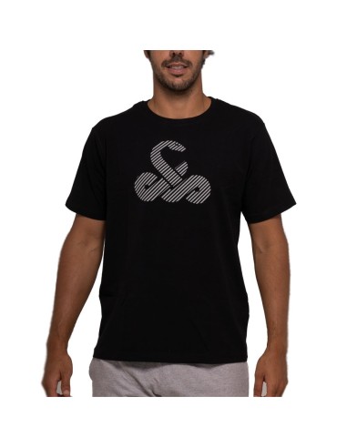 T-shirt nera Vibor-a Taipan |VIBOR-A |Abbigliamento da padel VIBOR-A