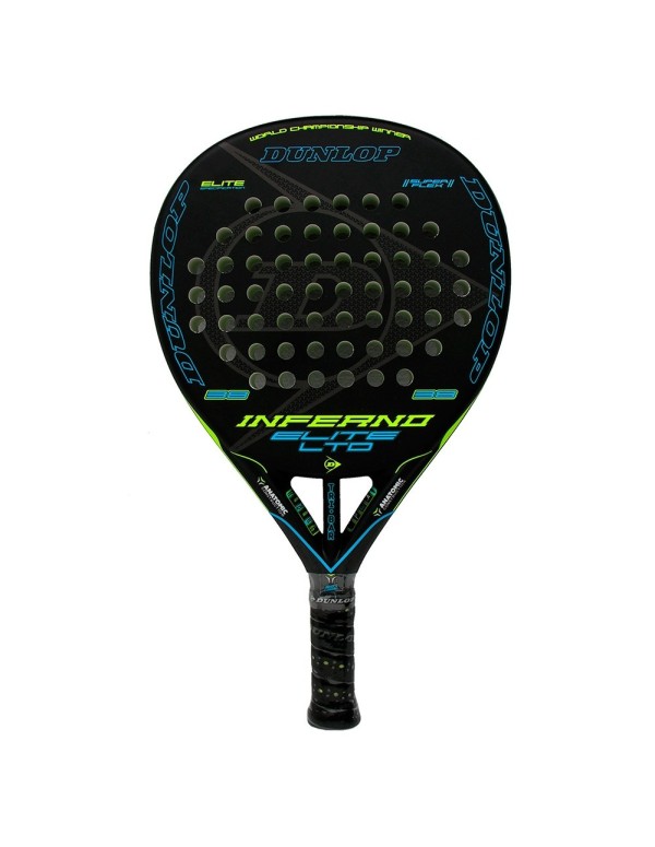 Dunlop Inferno Elite LTD Jaune |DUNLOP |Raquettes de padel DUNLOP