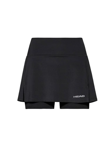 Head Club Basic Black Skirt |HEAD |HEAD padel clothing