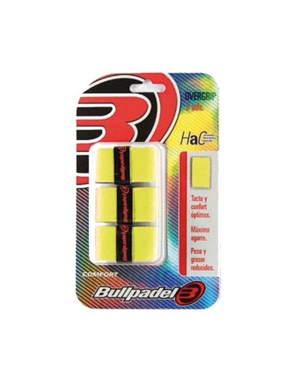 Tripack Bullpadel GB 1200 Fluor Amarelo |BULLPADEL |Acessórios de padel