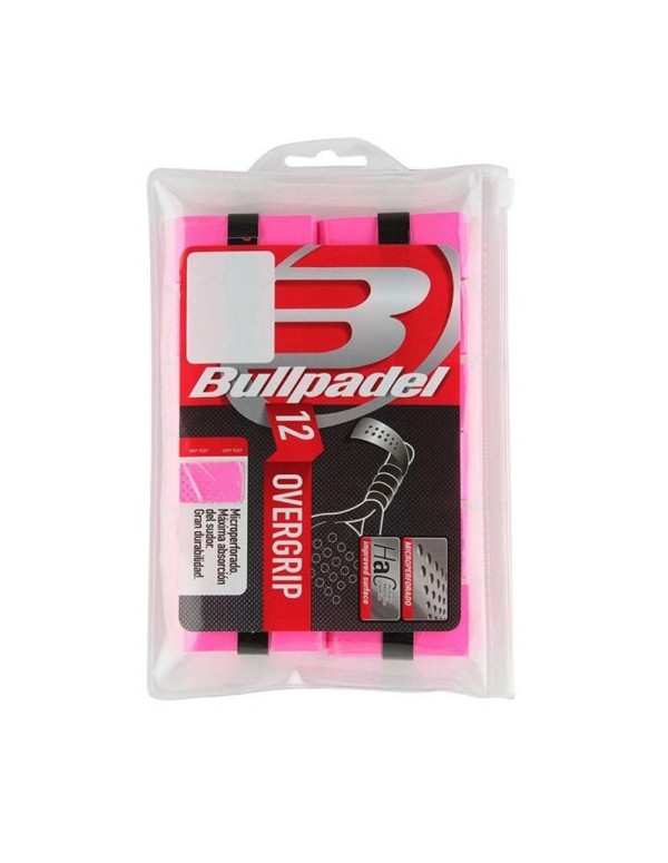 Overgrip Bullpadel Pack 12 Pink Units |BULLPADEL |Overgrips