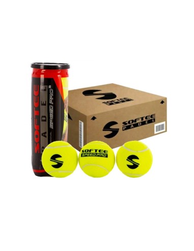 Box of 24 cans 3 Softee Speed Pro balls |SOFTEE |Padel balls