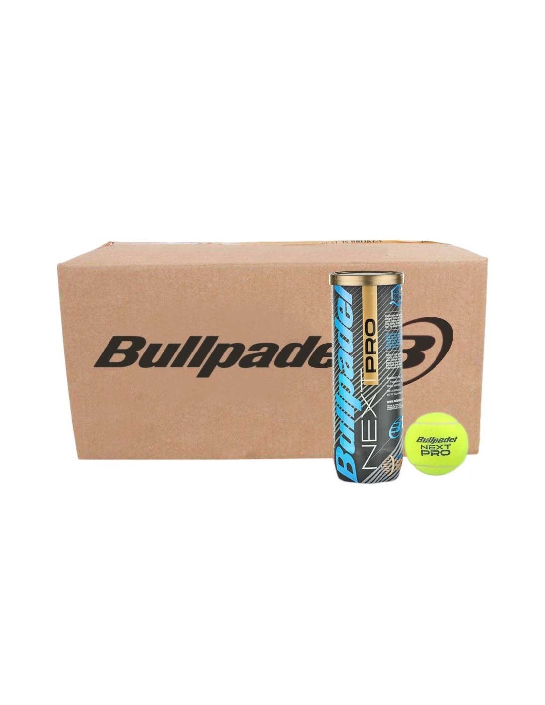 Drawer 24 Cans Bullpadel Fip Next Pro Yellow Padel balls Time2P