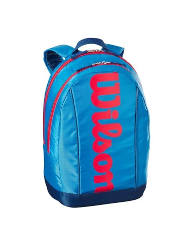 Wilson Mochila Azul Vermelho Junior Padel Bag |WILSON |Bolsa raquete WILSON