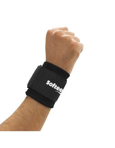 Softee Black Neoprene Wristband |SOFTEE |Wristbands