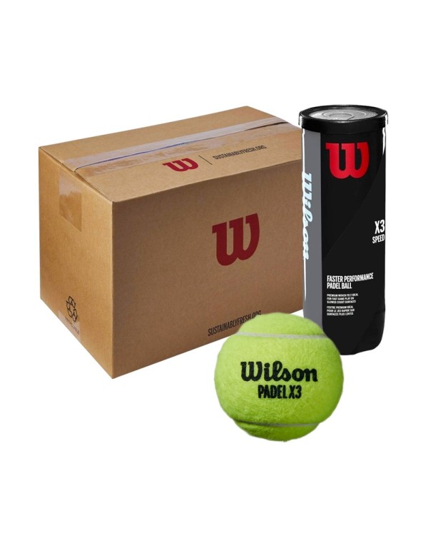 Cassetto per palline Wilson Padel X3 Speed Ball 24 lattine |WILSON |Palline da padel