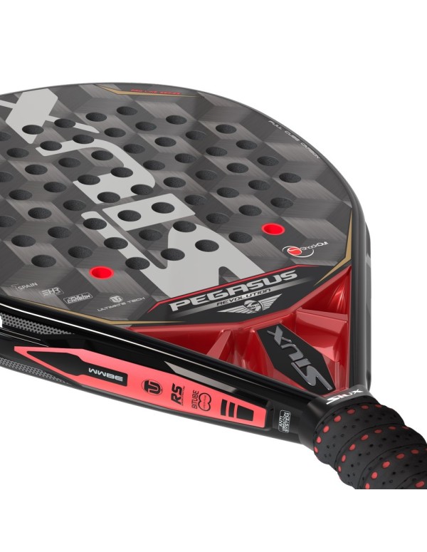 Siux Pegasus Revolution 3d Cubo Black Grafeno |SIUX |Raquetes de padel SIUX