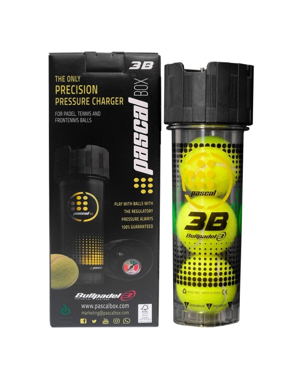 Bullpadel Pascal Box 3b Pressurizer |BULLPADEL |Padel accessories