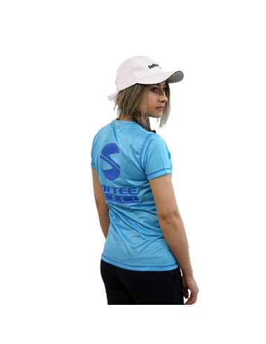 Camiseta feminina Softee Padel Zero 74059.012 Azul Claro |SOFTEE |Roupa de padel