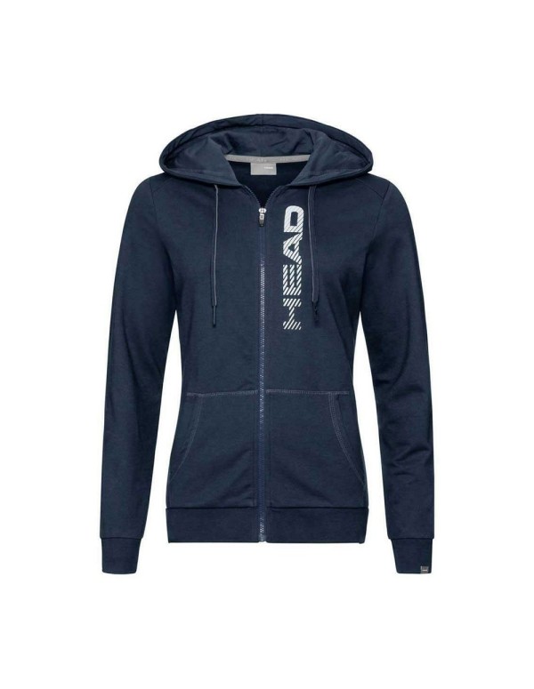 Head Club Greta Fz W 814499 Dbwh Sweat-shirt pour femme |HEAD |Vêtements de padel HEAD