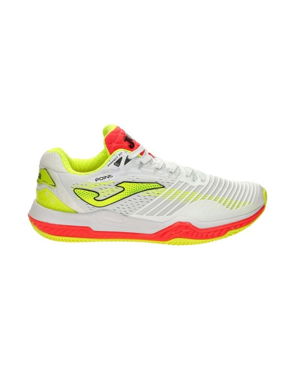 Joma Point 2102 Bianco Fluor Arancio Tpoinw2102p |JOMA |Scarpe da padel JOMA