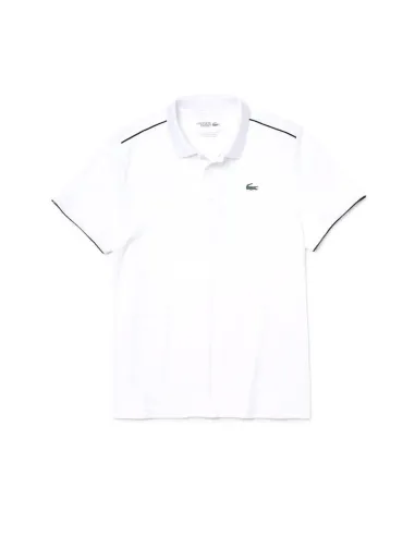 Polo Lacoste Dh2094 Au8 Branco/ Black |LACOSTE |Roupa padel LACOSTE