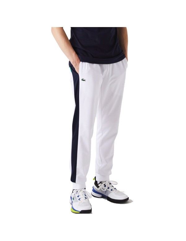 Calça de treino Lacoste Xh9427 9gg branca |LACOSTE |Roupa padel LACOSTE