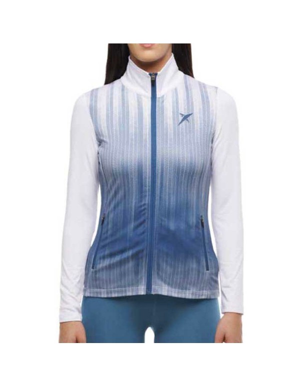 Drop Shot Isora Dt272833 Woman Blue/White Jacket |DROP SHOT |DROP SHOT padel clothing