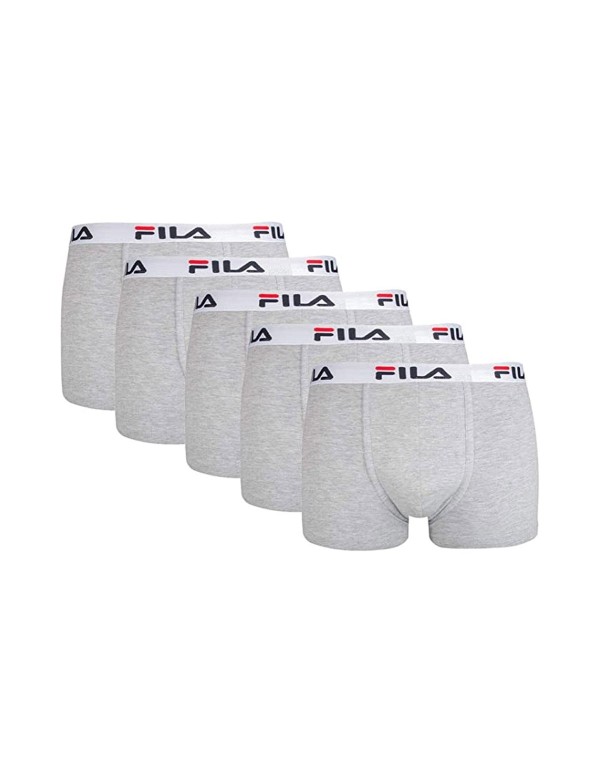 Pack 5 Boxer Fila Fu5016/5 400 Gray |FILA |Padel clothing