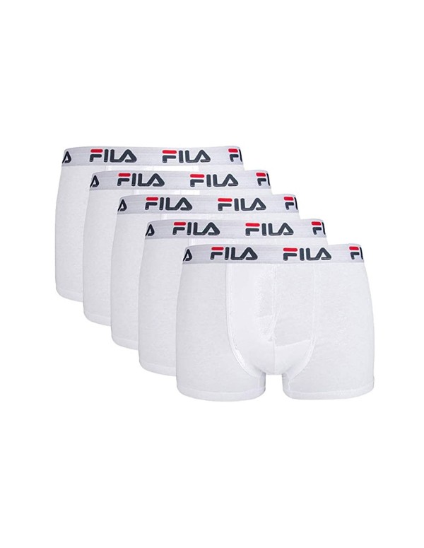 Pack 5 Boxer Fila Fu5016/5 300 Blanc |FILA |Vêtements de padel