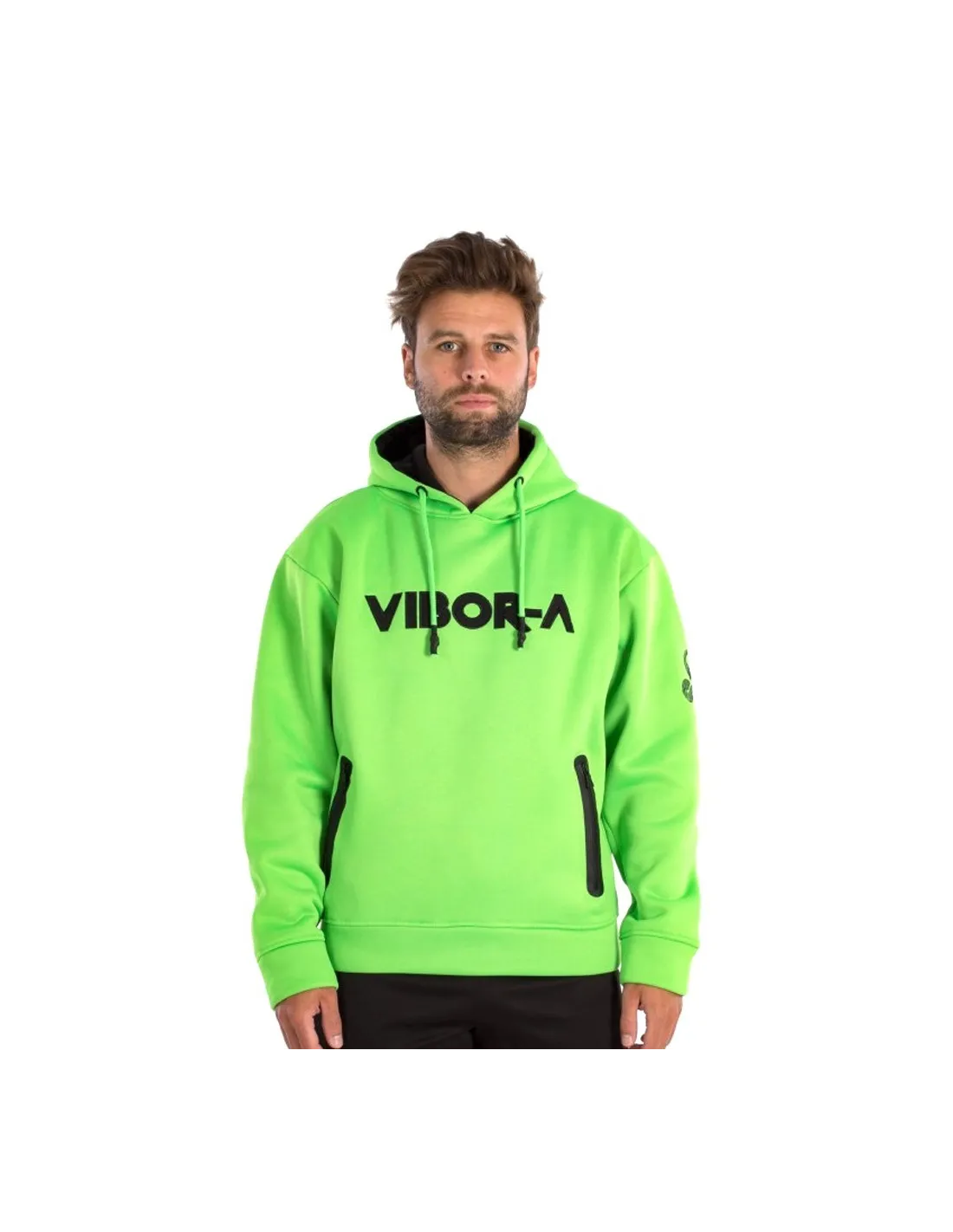 Neon green outlet kappa hoodie