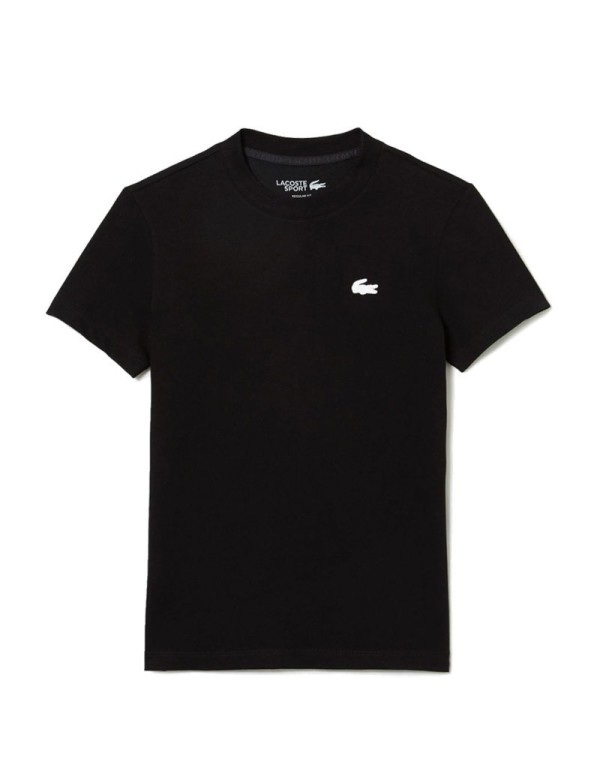 T-shirt Lacoste Tf9246 031 Femme Black |LACOSTE |Vêtements padel LACOSTE