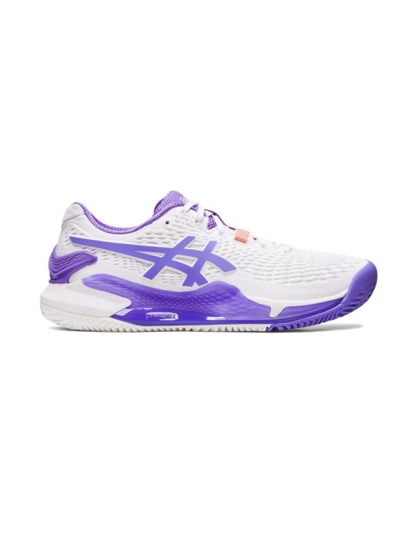 Asics Gel-Resolution 9 Clay 1042a224-101 Chaussures de course pour femmes |ASICS |Chaussures de padel ASICS