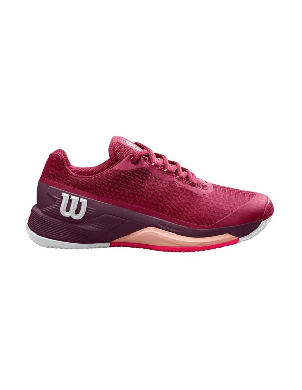 Chaussures Femme Wilson Rush Pro 4.0 W Terre Battue Wrs330750 |WILSON |Chaussures de padel WILSON