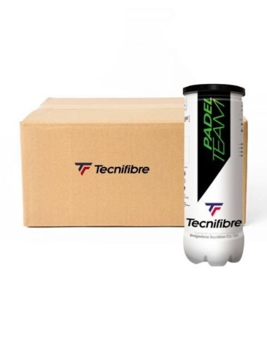 Box of 24 cans of 3 Tecnifibre Padel Team balls |TECNIFIBRE |Padel balls