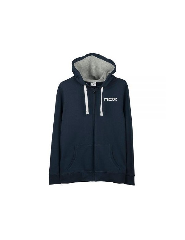 Nox Women's Sweatshirt Team Hood Navy Blue T18msutecaaz |NOX |SIUX padel clothing