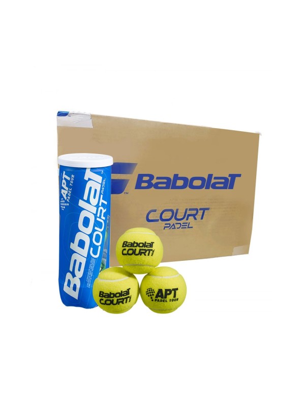 Cassetto 24 Barattoli 3 Palline Babolat Court Padel 501098 |BABOLAT |Palline da padel