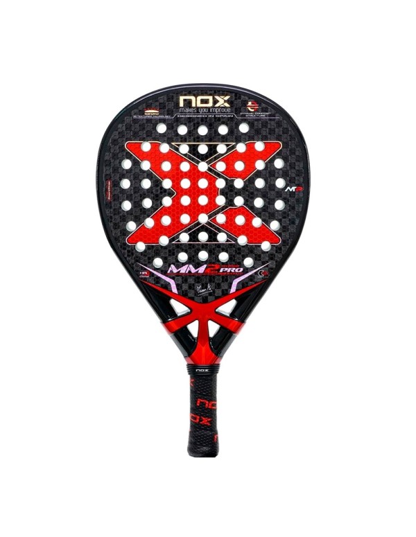 Pala Nox Mm2 Pro di Manu Martin + cinturino intelligente |NOX |Racchette da padel NOX