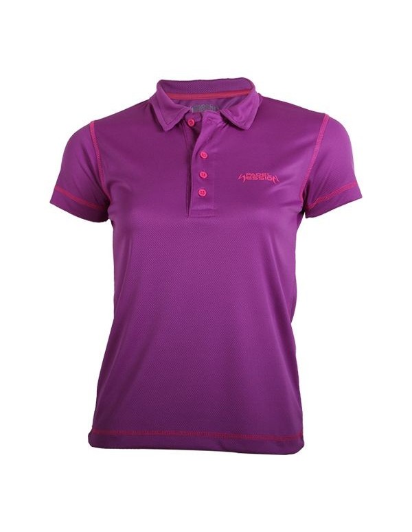 Women's Technical Polo Padel Session Purple |Padel Session |Paddle polo shirts