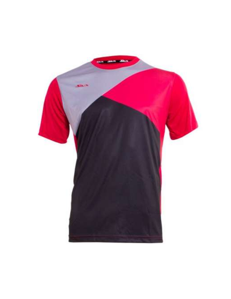 Camiseta Siux Zeus Negro Rojo 40106.A23 |SIUX |Ropa de pádel SIUX